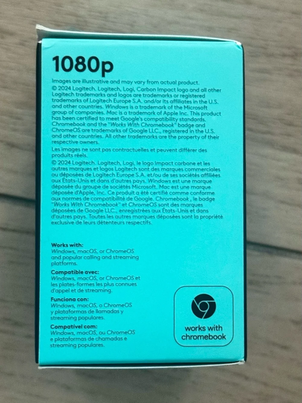 Logitech 1080p Pro Stream Webcam for HD Video Streaming & Recording New Unopened